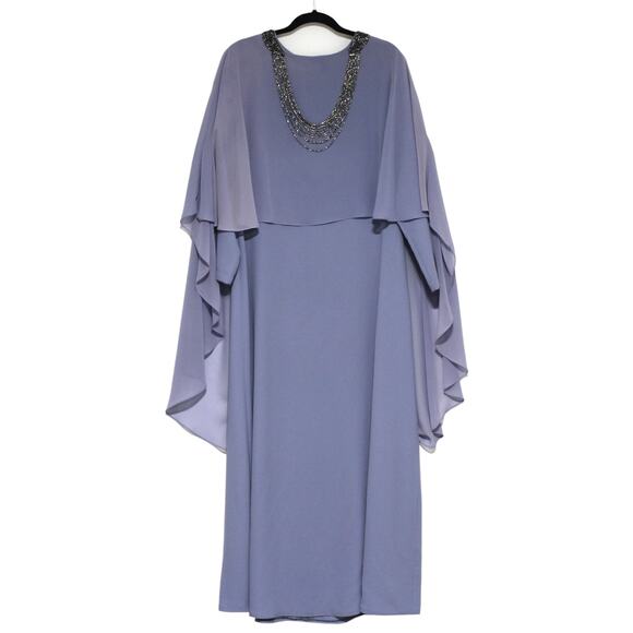 Tuay Lilac Purple Modest Hijabi Formal Maxi Dress Size 46 Large - Picture 1 of 12